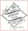 Flute anniversaire seau champagne