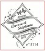 Flute mariage papillons