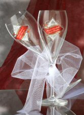 Flute &agrave; champagne personnalis&eacute;e