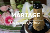 Champagne pour mariage