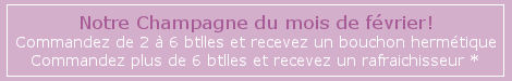 Bouteille de champagne rose Georges de la Chapelle