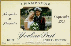 Etiquette personnalisee mariage avec photo