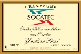 champagne pour cadeau de noel avec logo