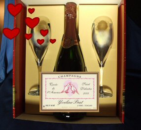 Coffret saint valentin champagne colombes