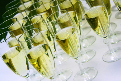 Flutes de champagne pour le vin d honneur d un mariage