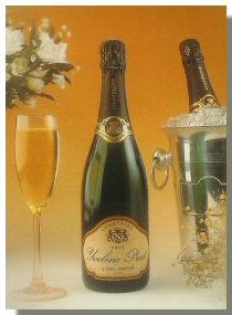 Bouteille de champagne brut