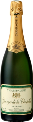 Bouteille de champagne brut tradition