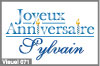 Joyeux anniversaire bleu