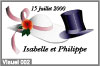 chapeau et haut de forme mariage