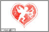 cupidon et coeur