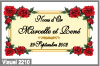 cadre de roses rouges
