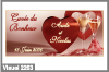 Coeurs et flutes de champagne
