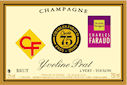 Etiquette personnalis&eacute;e champagne avec logo pour un anniversaire