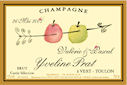 Etiquette personnalis&eacute;e champagne avec logo pour un mariage