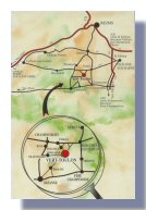 Plan acc&egrave;s au champagne Yveline Prat