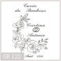 Roses et alliances de mariage