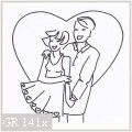 Couple dans coeur