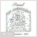 Gateau d anniversaire surprise et bords