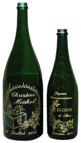 Bouteille de champagne brut