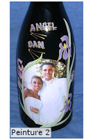 Lys violet mariage et photo
