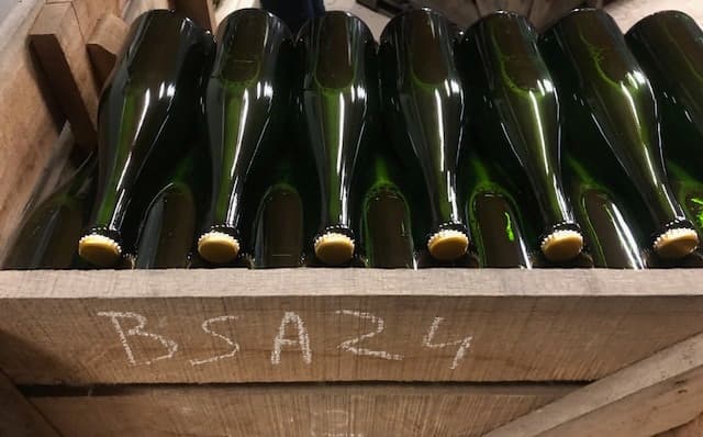 Creation de bouteilles de champagne