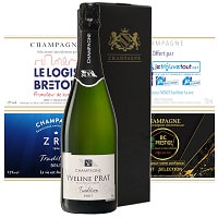 Cadeau client pour noel avec vin