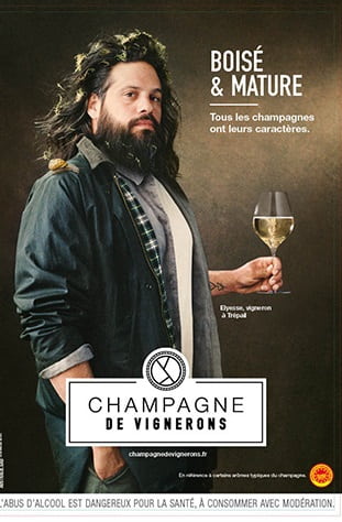 Champagne aux aromes boisés