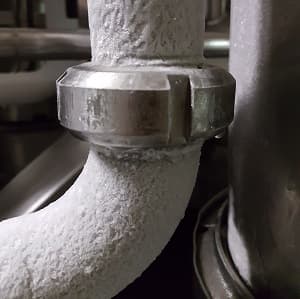 tuyau gele lors du passage au froid