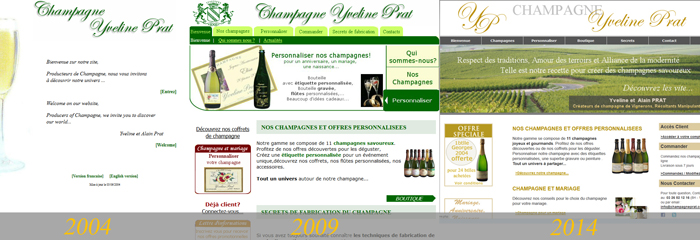 L evolution de notre site internet