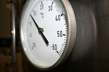 Thermometre des cuves de vins clairs