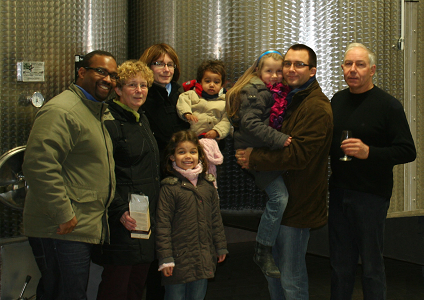 Alain, Aurelia, Alexandre et Yveline Prat, wine producer in Champagne