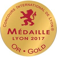 Medaille or concours international des vins de Lyon 2017
