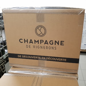 Carton de Champagne pour le calendrier de l avent avant Noel