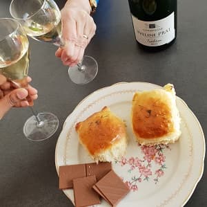 Champagne millésime pour accompagner du chocolat