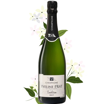 bottle of Champagne brut at a low price by a producer récoltant manipulant