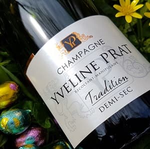 Champagne and chocolate