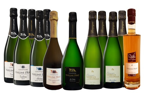 promotion sur champagne pour Noel avec livraison gratuite