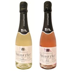 Petite bouteille de Champagne de vigneron RM en brut et rosé