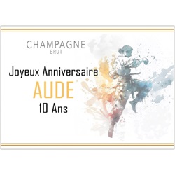 Champagne pour anniversaire pour une passionne d'arts martiaux 