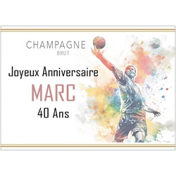 Ide cadeau anniversaire pour un handballeur ou basketteur