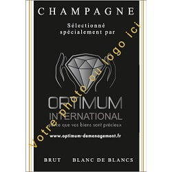 Champagne personnalisé pour un cadeau d entreprise