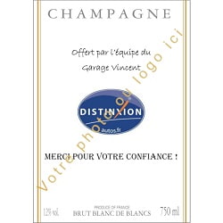 Champagne personnalisé pour un hotel ou un restaurant