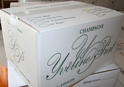 delivery of champagne in France and Europe
