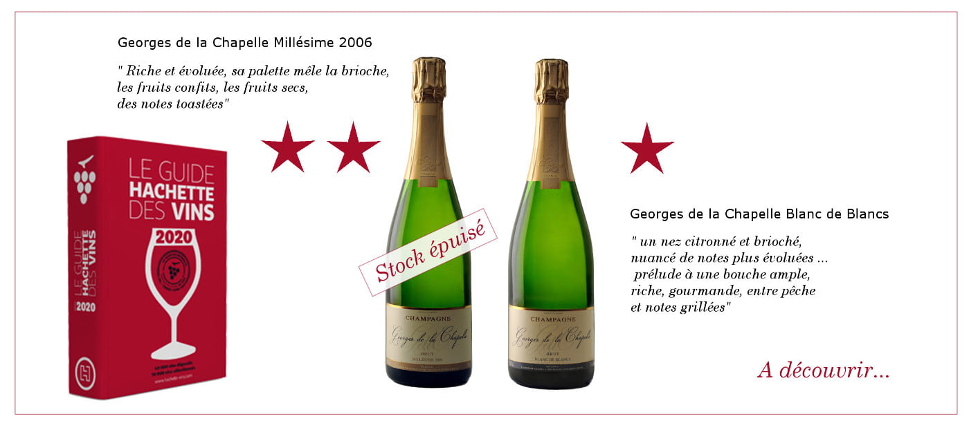 Champagne avec étoile dans le Guide Hachette