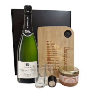 Coffret cadeau champagne pour apéritif
