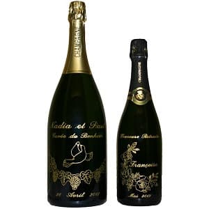 Champagne personnalisé : pour un mariage, un anniversaire, un cadeau  original